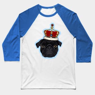 Your Majesty, Pug Baseball T-Shirt